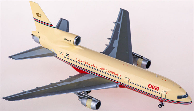 NG Models Royal Jordanian Airlines for Lockheed L-1011-500 JY-AGC 1:400 Airplane Pre-built Airliner Model Display