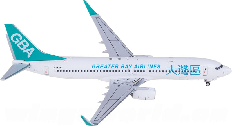 AeroPolaris Greater Bay Airlines for Boeing 737-800 B-KJH 1:400 Airplane Pre-built Airliner Model Display