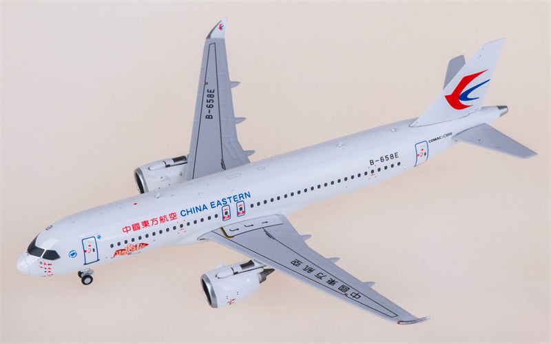 Panda Model China Eastern Airlines for Comac C919 B-658E 1:400 Airplane Pre-built Airliner Model Display