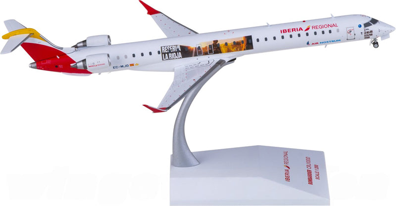 JC Wings Iberia for Bombardier CRJ1000ER EC-MJO 1:200 Airplane Pre-built Airliner Model Display