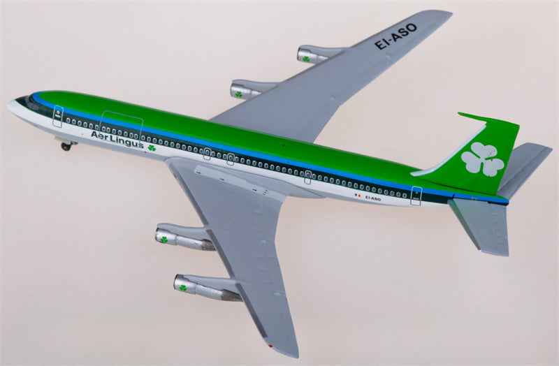AeroClassics Aer Lingus for Boeing 707-300C EI-ASO 1:400 Aircraft Pre-built Airliner Model Display