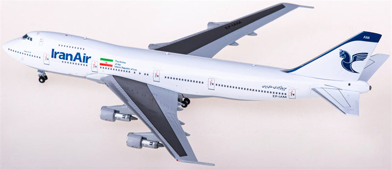 BigBird400 Iran Air for Boeing 747-100B EP-IAM 1:400 Airplane Pre-built Airliner Model Display