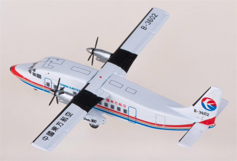 Yu ModeL China Eastern Shorts 360 B-3602 1:400 Airplane Pre-built Airliner Model Display