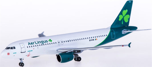 AeroClassics Aer Lingus for Airbus A320 EI-CVA 1:400 Aircraft Pre-built Airliner Model Display