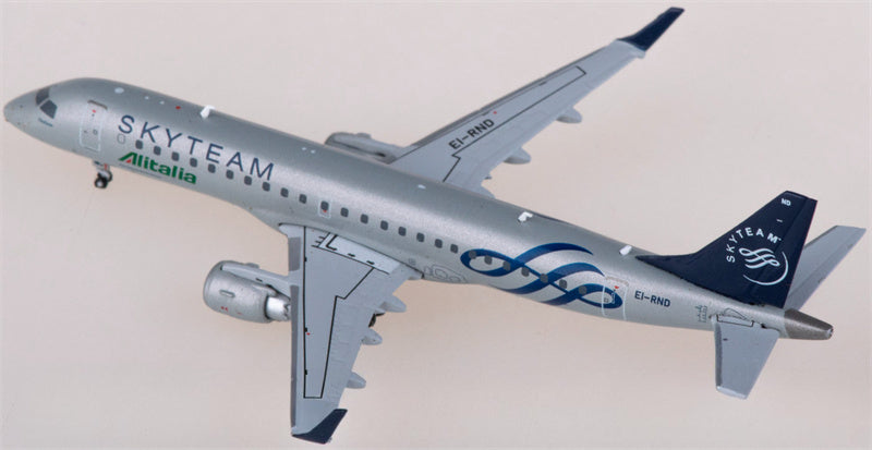 JC Wings Alitalia for Embraer ERJ-190STD EI-RND Skyteam 1:400 Airplane Pre-built Airliner Model Display
