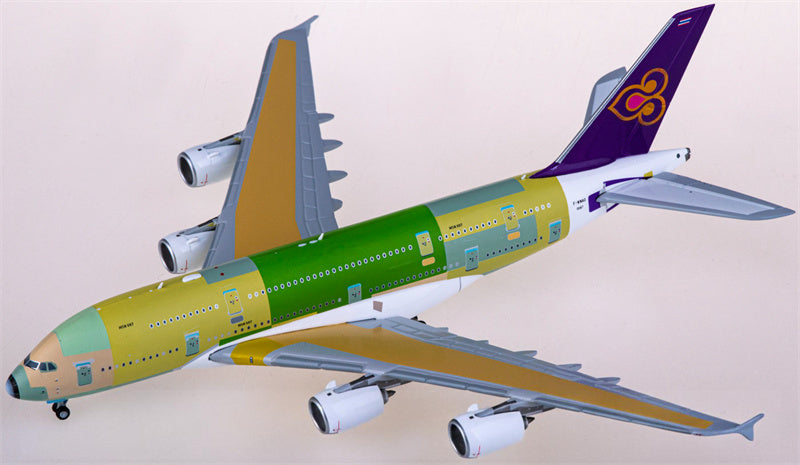 JC Wings Thai Airways for Airbus A380 F-WWAO 1:400 Airplane Pre-built Airliner Model Display