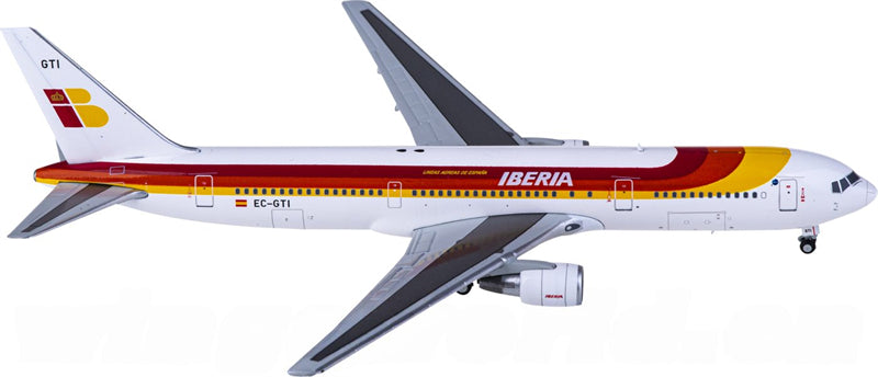 JC Wings Iberia for Boeing 767-300ER EC-GTI 1:400 Airplane Pre-built Airliner Model Display