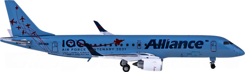 Geminijets Alliance Airlines for Embraer ERJ-190 VH-UYB Air Force Centenary 2021 1:400 Airplane Pre-built Airliner Model Display