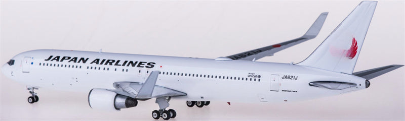 Phoenix Japan Airlines for Boeing 767-300ER JA621J 1:400 Airplane Pre-built Airliner Model Display