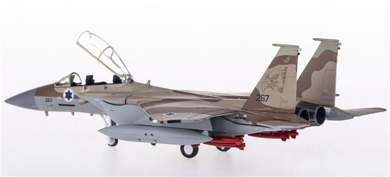 Hogan McDonnell Douglas F-15I 267 Open Canopy Configuration 1:200 Airplane Pre-built Airliner Model Display