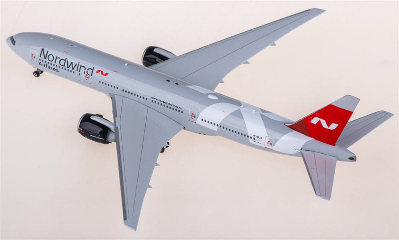 Phoenix Nordwind Airlines for Boeing 777-200ER VP-BJJ 1:400 Airplane Pre-built Airliner Model Display