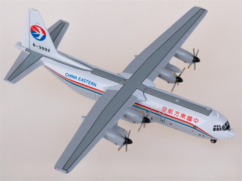 JC Wings China Eastern for Lockheed L-100-30 for Hercules B-3002 1:400 Airplane Pre-built Airliner Model Display