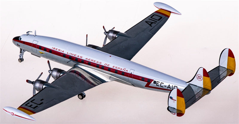 Herpa Iberia for Lockheed L-1049G EC-AIO 1:200 Airplane Pre-built Airliner Model Display