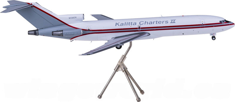 Geminijets Kalitta Air for Boeing 727-200 N726CK 1:200 Airplane Pre-built Airliner Model Display