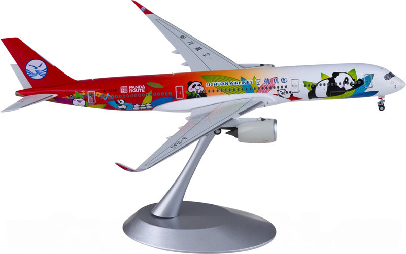 NG Models Sichuan Airlines for Airbus A350-900 B-32AG 1:400 Airplane Pre-built Airliner Model Display
