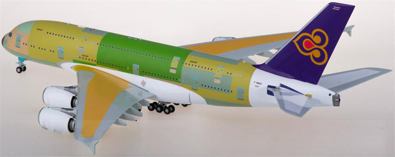 JC Wings Thai Airways for Airbus A380 F-WWAO 1:200 Airplane Pre-built Airliner Model Display