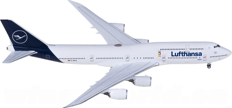 NG Models Lufthansa for Boeing 747-8 D-ABYA 1:400 Airplane Pre-built Airliner Model Display
