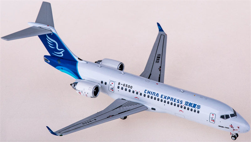 NG Models China Express Airlines for Comac ARJ21-700 B-650Q 1:400 Airplane Pre-built Airliner Model Display