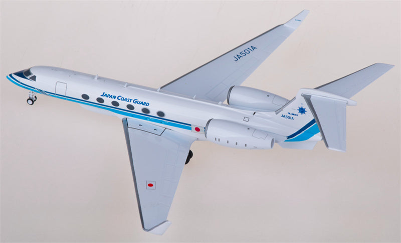 JC Wings Japan Coast Guard for Gulfstream G-V JA501A 1:200 Airplane Pre-built Airliner Model Display