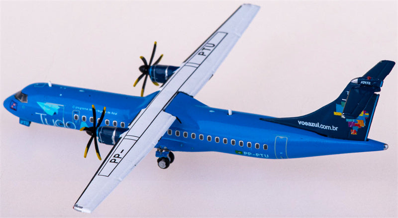 JC Wings Azul for ATR-72-500 PP-PTU 1:400 Airplane Pre-built Airliner Model Display