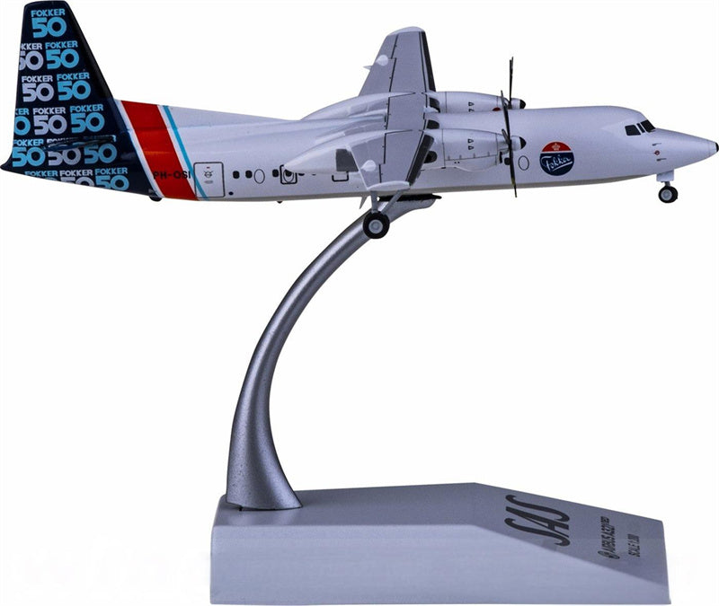 JC Wings Fokker 50 PH-OSI 1:200 Airplane Pre-built Airliner Model Display