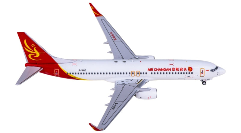 AeroPolaris Air Changan for Boeing 737-800 B-5180 1:400 Aircraft Pre-built Airliner Model Display