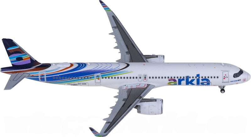 JC Wings Arkia for Airbus A321neo 4X-AGN 1:400 Airplane Pre-built Airliner Model Display