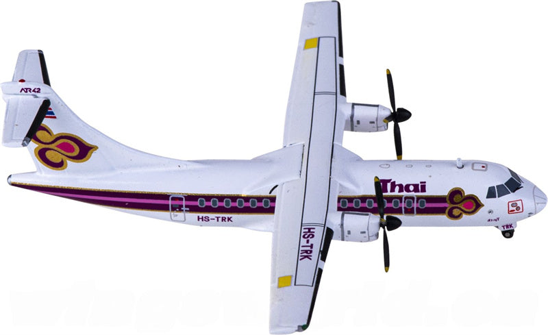 JC Wings Thai Airways for ATR-42 HS-TRK 1:400 Airplane Pre-built Airliner Model Display