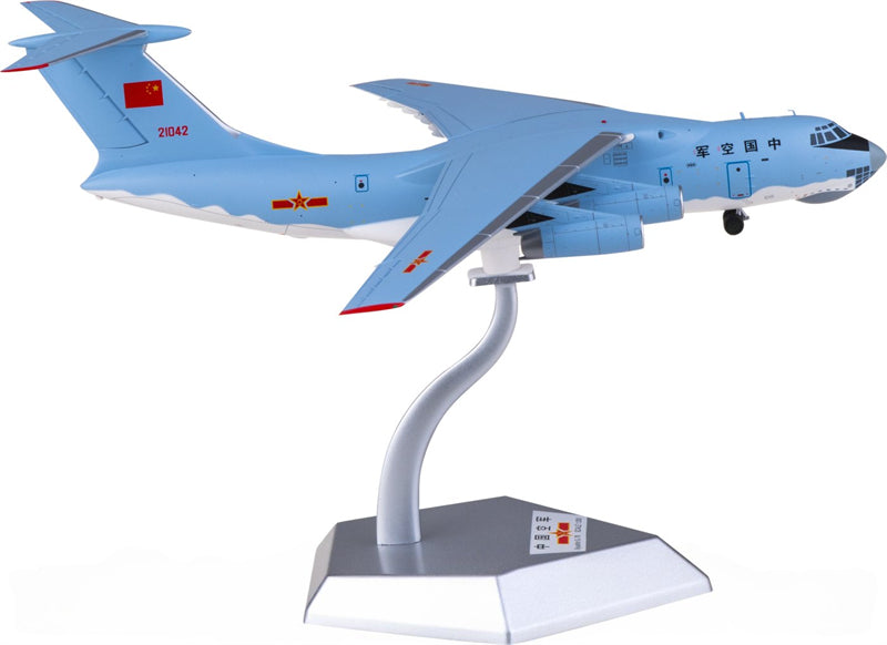 SQ Wings PLAAF for Ilyushin Il-76 21042 1:200 Airplane Pre-built Airliner Model Display