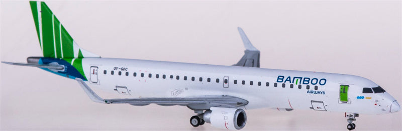 JC Wings Bamboo Airways for Embraer ERJ-190-200LR OY-GDC 1:400 Airplane Pre-built Airliner Model Display