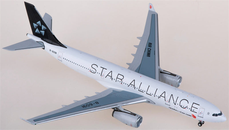NG Models Air China for Airbus A330-200 B-6091 Star Alliance 1:400 Airplane Pre-built Airliner Model Display