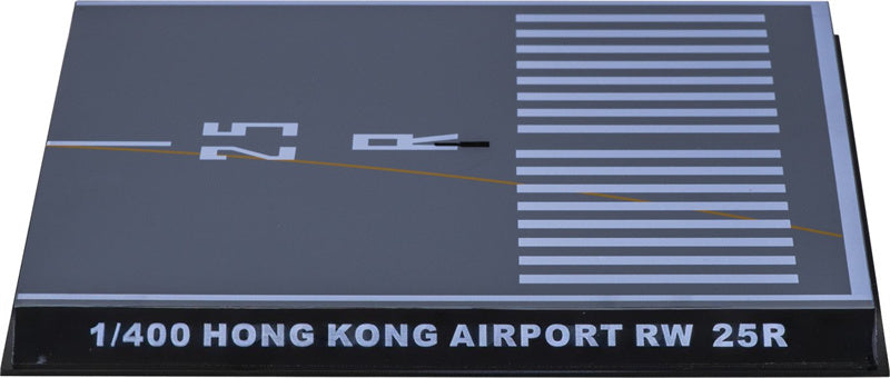 Fantasy Wings Hong Kong Runway 25R Display Case 1:400 Accessory Pre-built Airliner Model Display