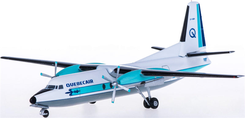 AeroClassics Quebecair for Fairchild F-27 CF-QBA 1:200 Aircraft Pre-built Airliner Model Display