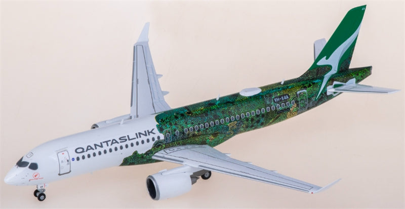 Herpa QantasLink for Airbus A220-300 VH-X4A 1:200 Aircraft Pre-built  Airliner Model Display