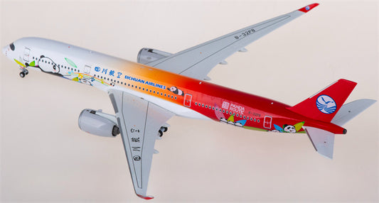 NG Models Sichuan Airlines for Airbus A350-900 B-32F8 1:400 Airplane Pre-built  Airliner Model Display