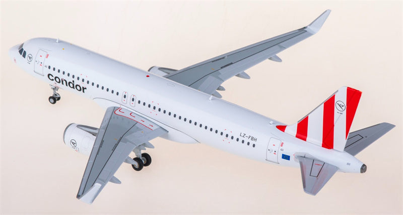 JC Wings Condor for Airbus A320 LZ-FBH 1:200 Airplane Pre-built  Airliner Model Display