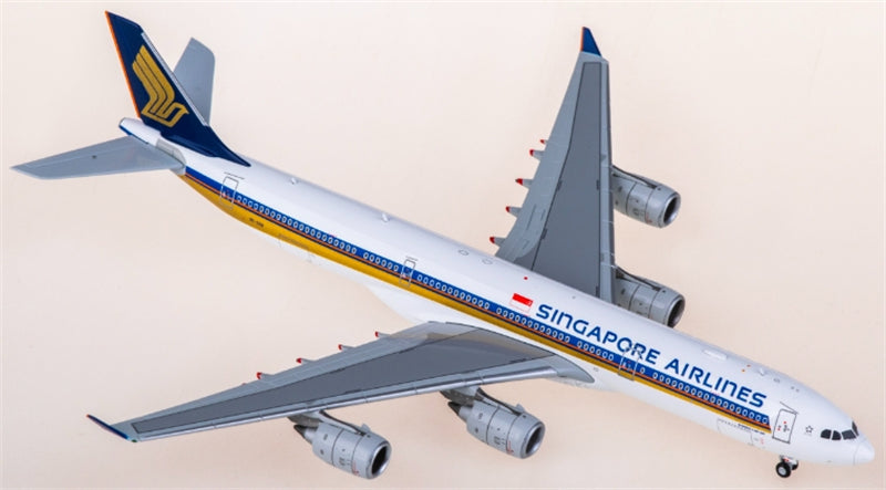 Hxmodels Singapore Airlines for Airbus A340-500 9V-SGB 1:400 Aircraft Pre-built  Airliner Model Display