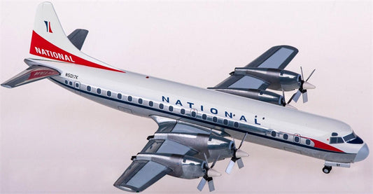 Geminijets National Airlines for Lockheed L-188A for Electra N5017K 1:200 Airplane Pre-built  Airliner Model Display