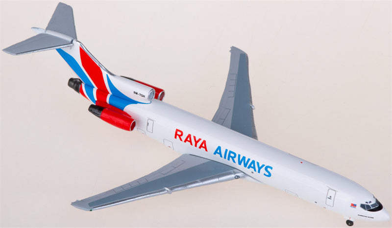AeroClassics Raya Airways for Boeing 727-200F 9M-TGH 1:400 Airplane Pre-built  Airliner Model Display