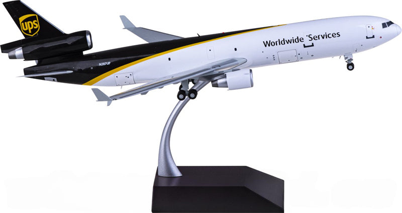 Geminijets UPS for McDonnell Douglas MD-11 N287UP Interactive Series 1:200 Aircraft Pre-built  Airliner Model Display