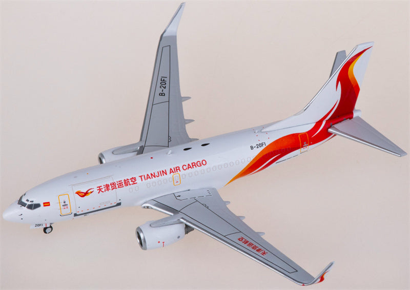 Yu ModeL Tianjin Air Cargo for Boeing 737-700 B-20F1 1:400 Airplane Pre-built  Airliner Model Display