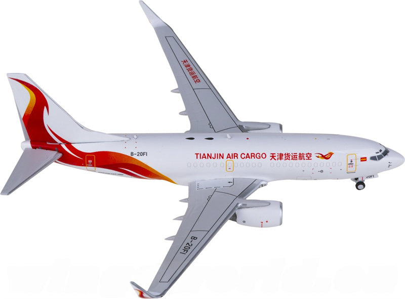 Yu ModeL Tianjin Air Cargo for Boeing 737-700 B-20F1 1:400 Airplane Pre-built  Airliner Model Display