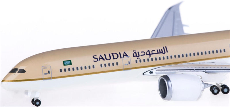 Hogan Saudia for Boeing 787-9 1:400 Airplane Pre-built Airliner Model Display