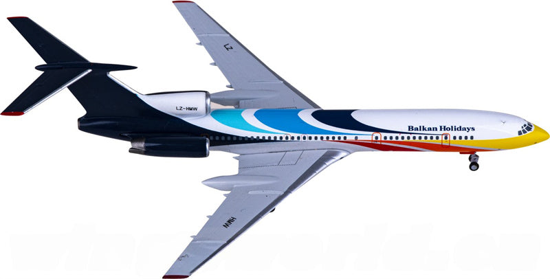 NG Models Balkan Holidays Air for Tupolev Tu-154M LZ-HMW 1:400 Airplane Pre-built  Airliner Model Display