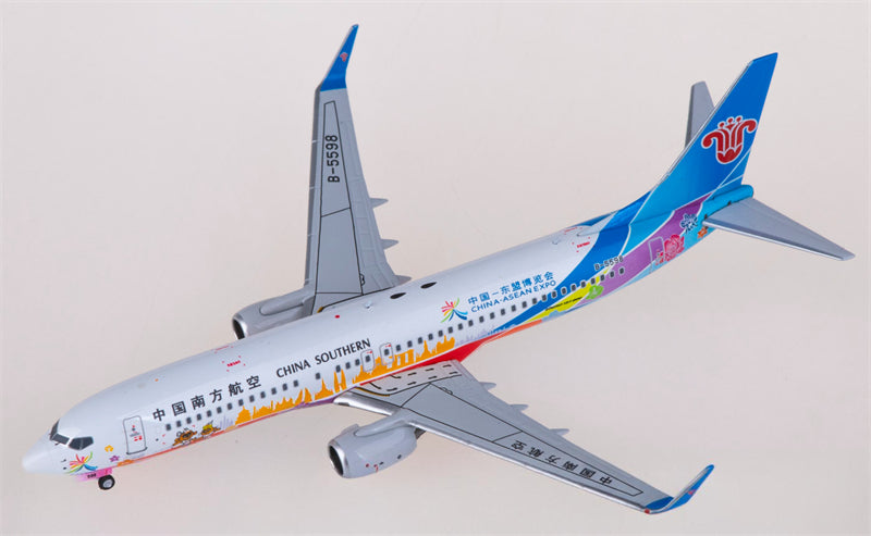 FLOZ China Southern for Boeing 737-800 B-5598 1:400 Airplane Pre-built Airliner Model Display