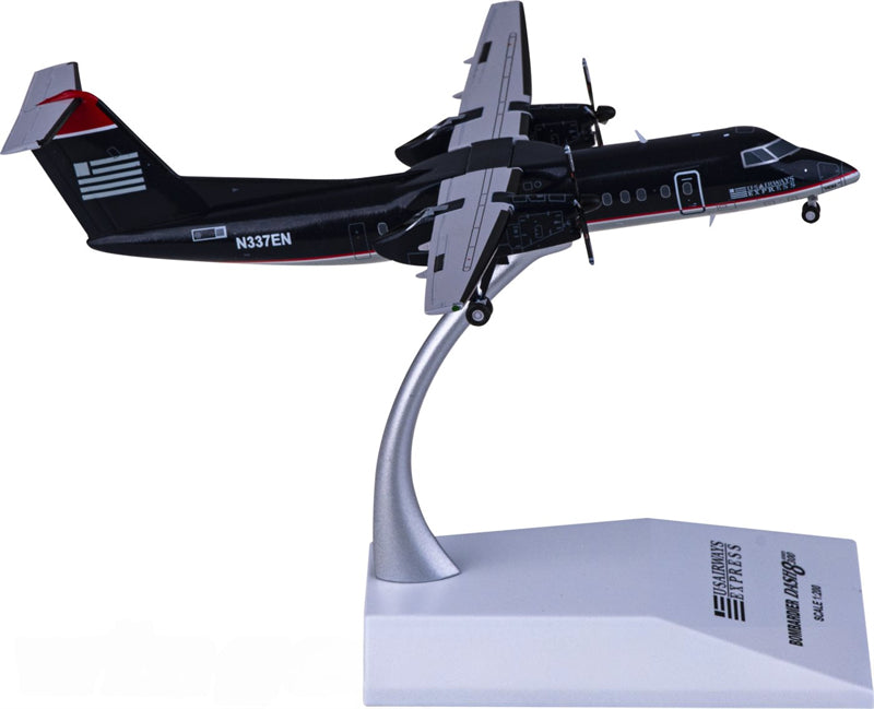 JC Wings US Airways for Bombardier for Dash 8 Q300 N337EN 1:200 Airplane Pre-built Airliner Model Display