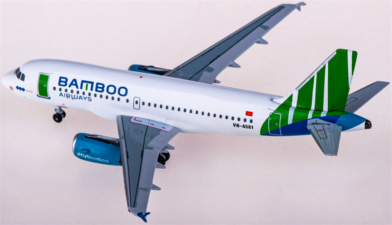 AeroClassics Bamboo Airways for Airbus A319 VN-A581 1:400 Aircraft Pre-built  Airliner Model Display