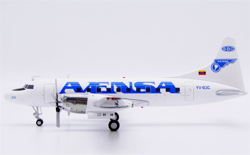 JC Wings Avensa for Convair CV-580 YV-83C 1:200 Aircraft Pre-built  Airliner Model Display