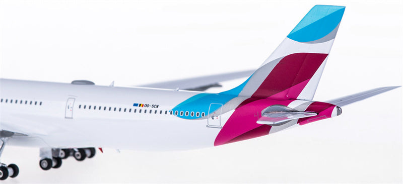 Phoenix Eurowings for Airbus A340-300 OO-SCW 1:400 Airplane Pre-built  Airliner Model Display