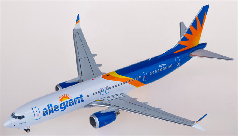 Geminijets Allegiant for Boeing 737 MAX 8 N810MG 1:200 Airplane Pre-built Airliner Model Display